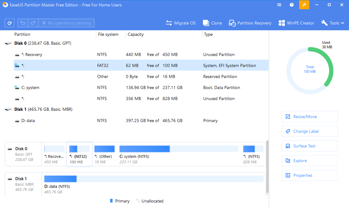 EaseUS Partition Master Pro Free Download
