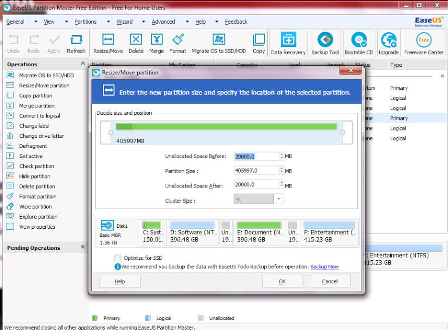 EaseUS Partition Master Pro Free Download