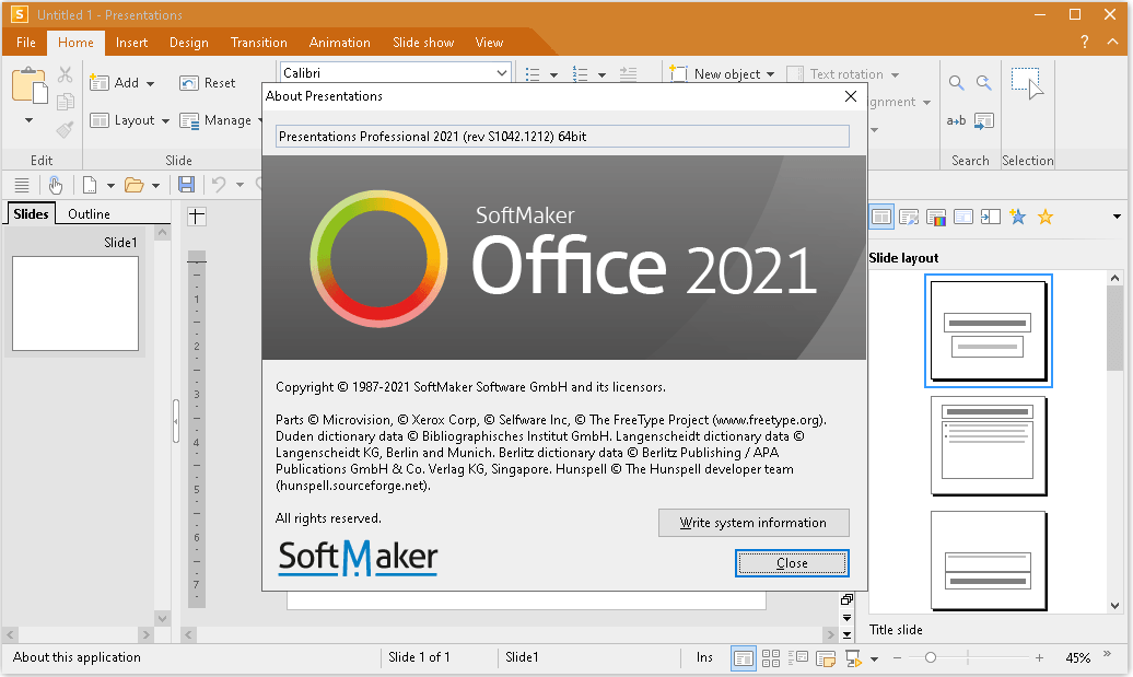 SoftMaker Office 2021 Free Download