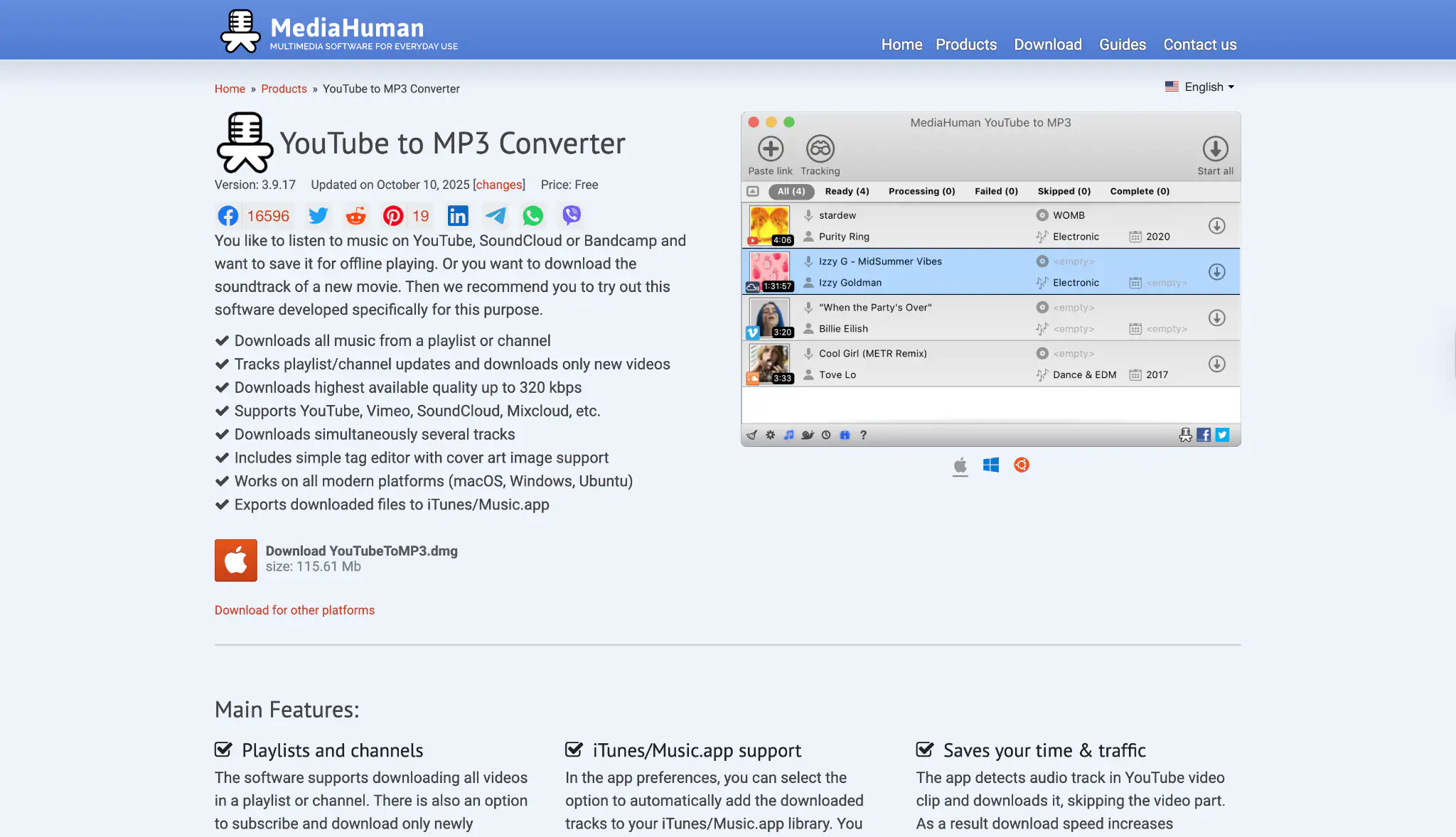 MediaHuman YouTube to MP3 Converter Free Download