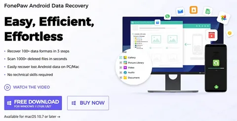 FonePaw Android Data Recovery Free Download