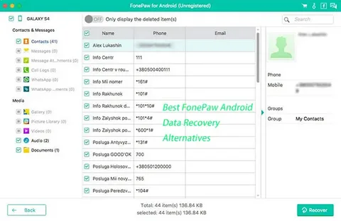 FonePaw Android Data Recovery Free Download