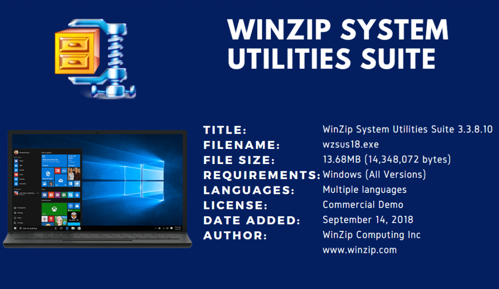 WinZip System Utilities Suite Free Download